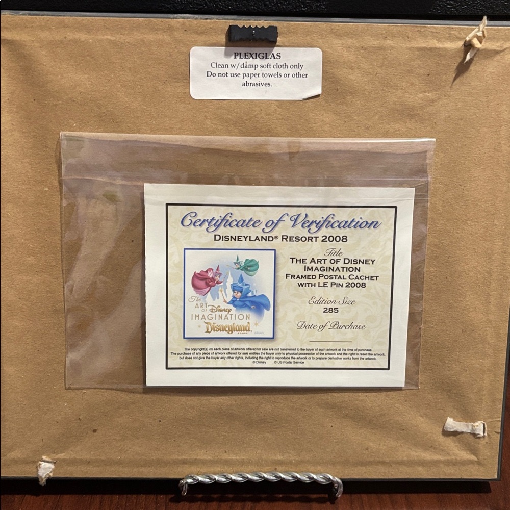 Disney Framed Collectible āStamps , Pin and Black Frame - Picture 7 of 9